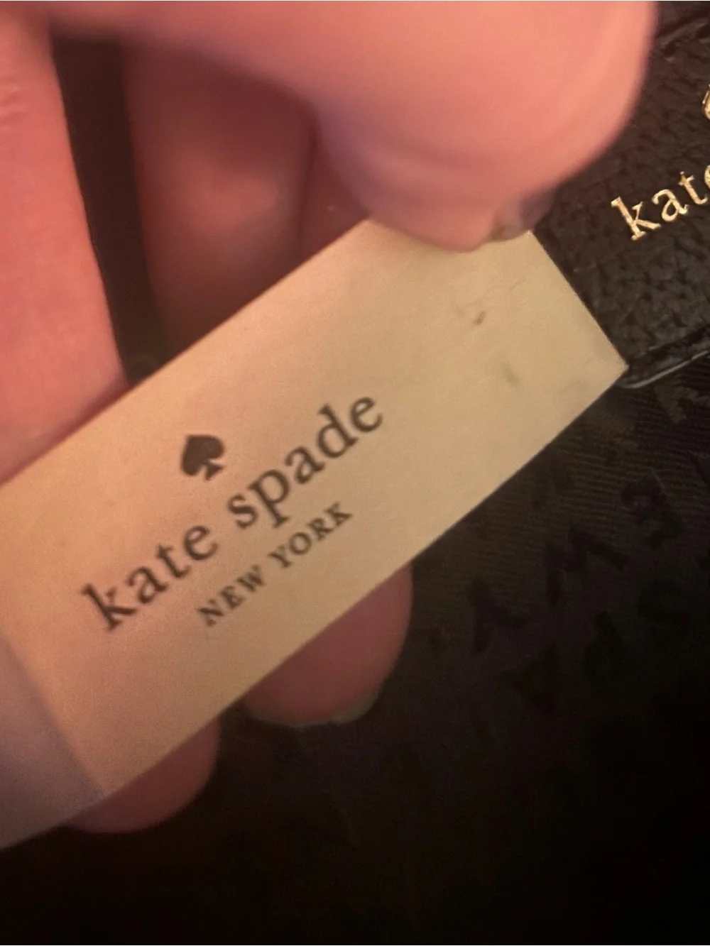 ♠️Kate Spade leopard trim backpack